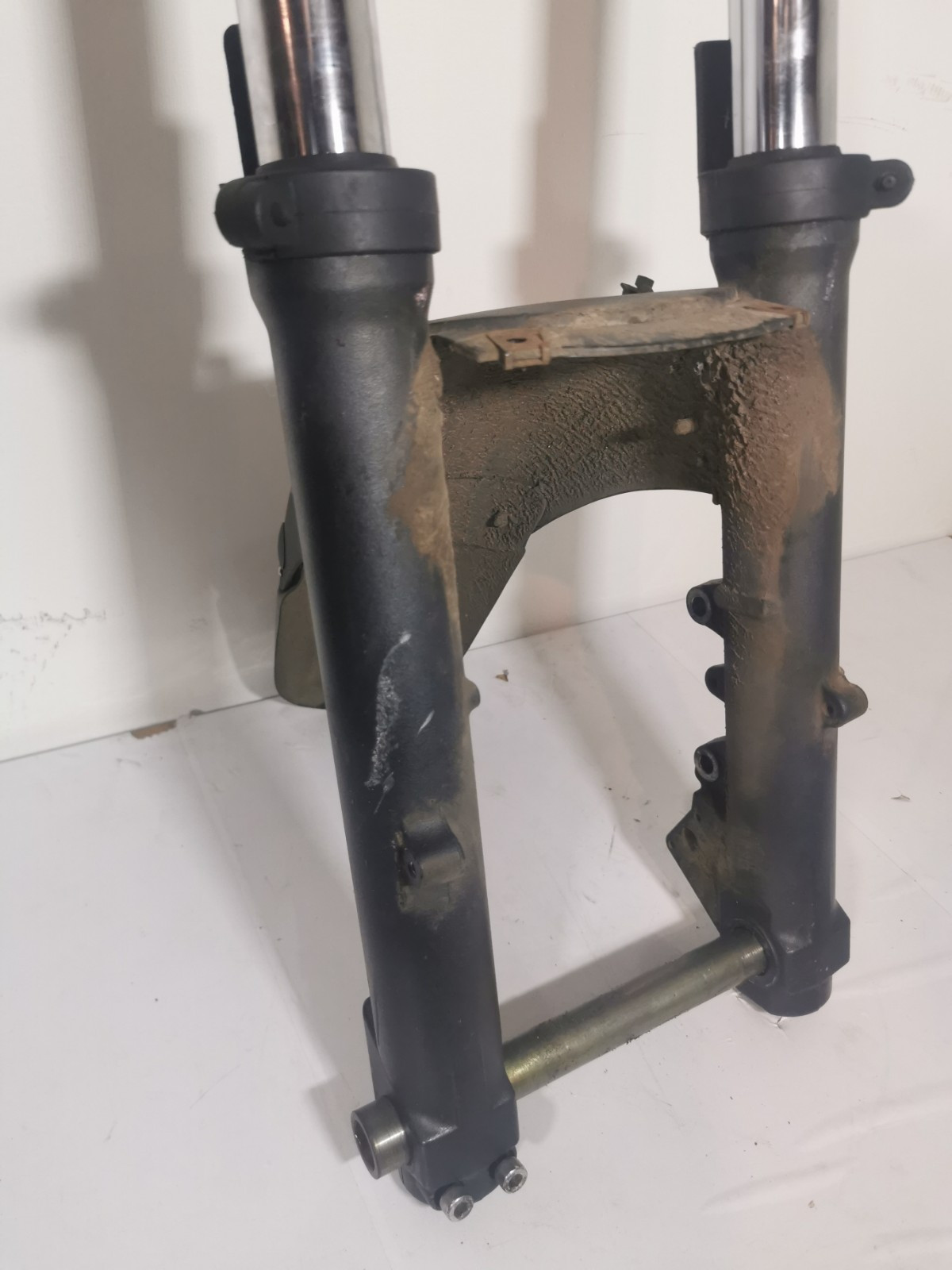 Triumph Sprint St 1050 Complete Front Forks Suspension and Carbon Fiber Mudguard