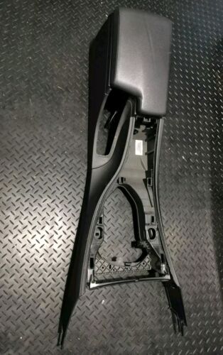 Bmw 3 Series E90 E91 E92 E93 Black Leather Armrest Centre Console Cup Holder Aux