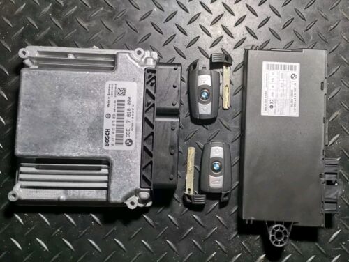 BMW 1 3 SERIES ENGINE ECU CAS KIT DDE 7803372 0281013502 6943830