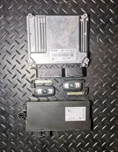 BMW 1 3 SERIES ENGINE ECU CAS KIT DDE 7803372 0281013502 6943830