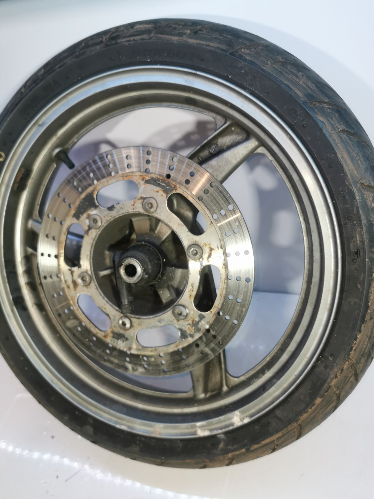 KAWASAKI ER5 ER500 FRONT WHEEL WITH TYRE