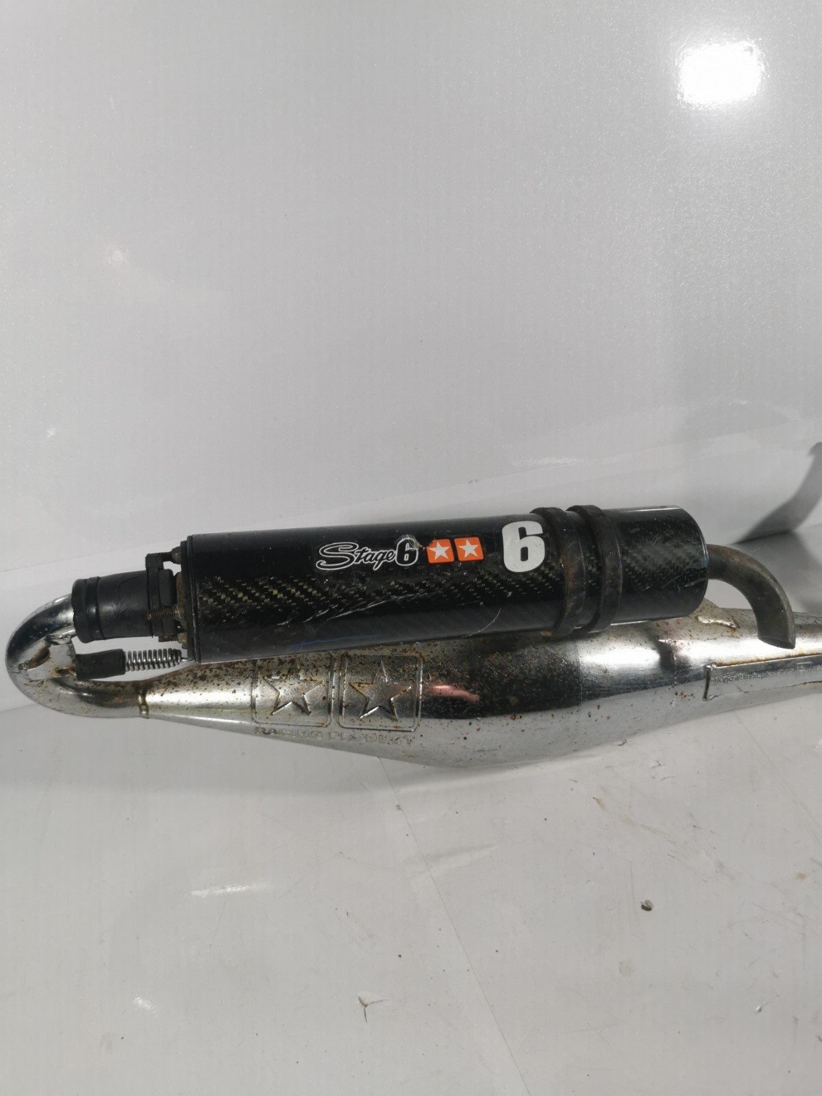 Stage6 Pro Replica Black Exhaust for Yamaha 50 Jog