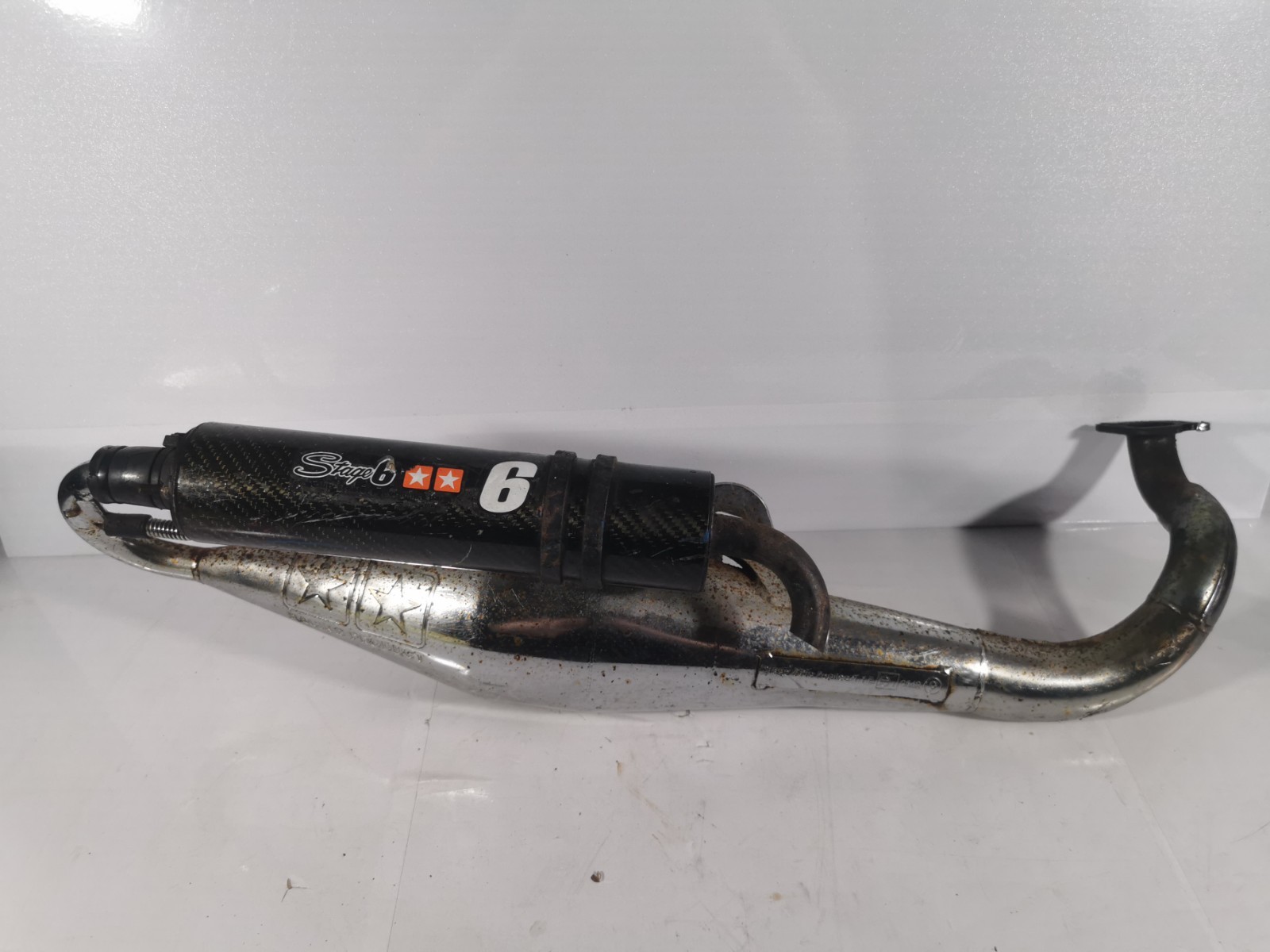 Stage6 Pro Replica Black Exhaust for Yamaha 50 Jog